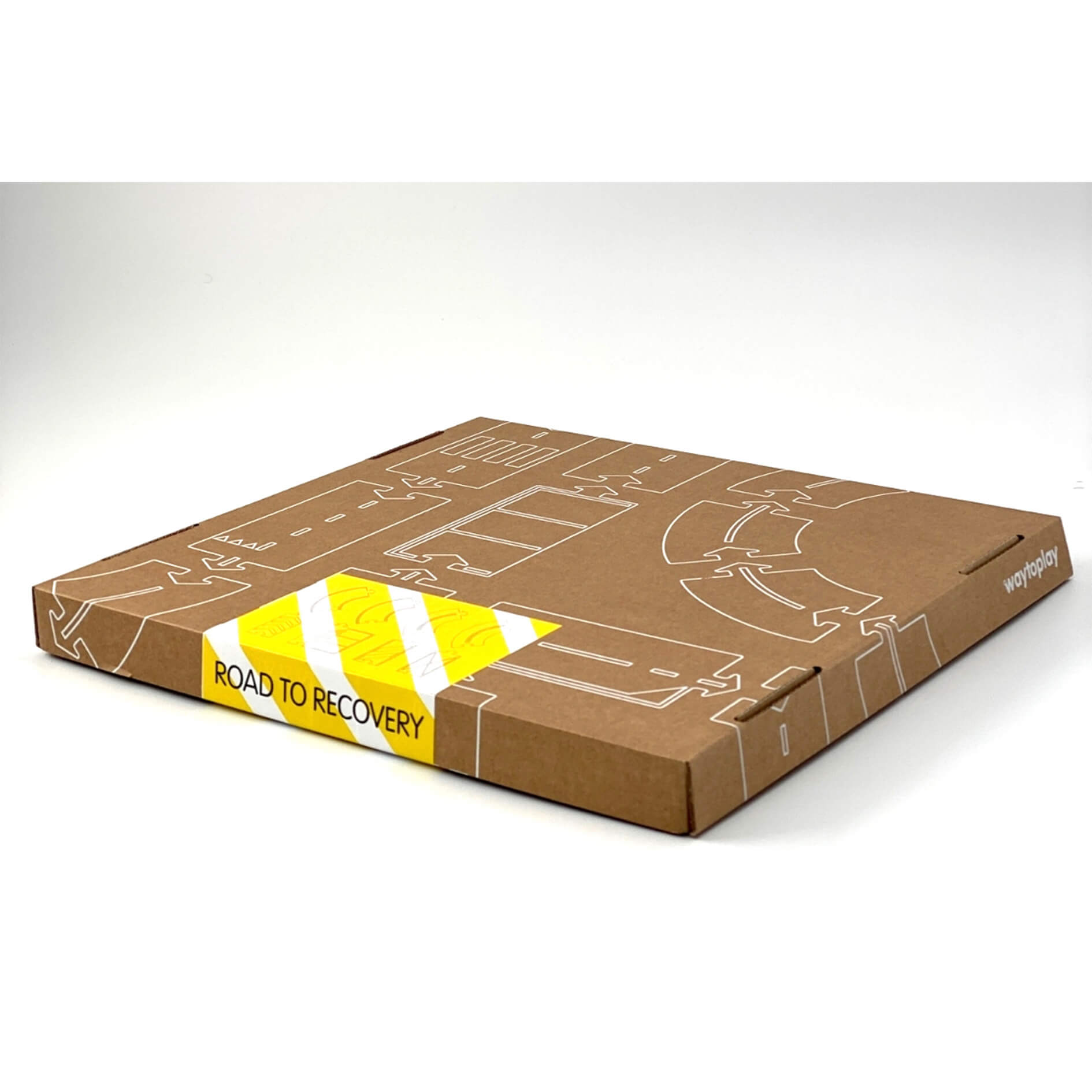 Waytoplay kartongist autoraja komplekt