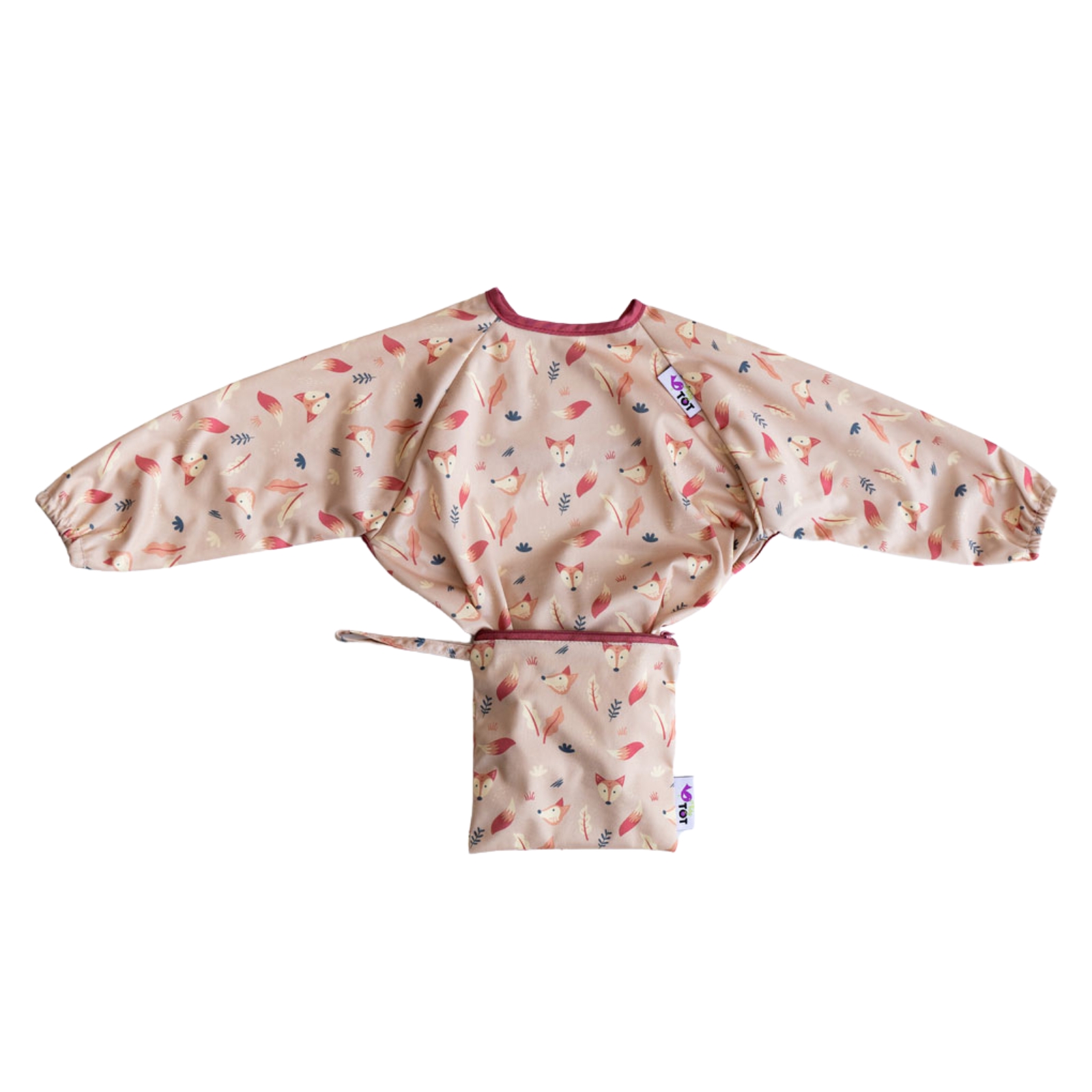 Tidy Tot Cover & Catch pikkade varrukatega põll iminappadega