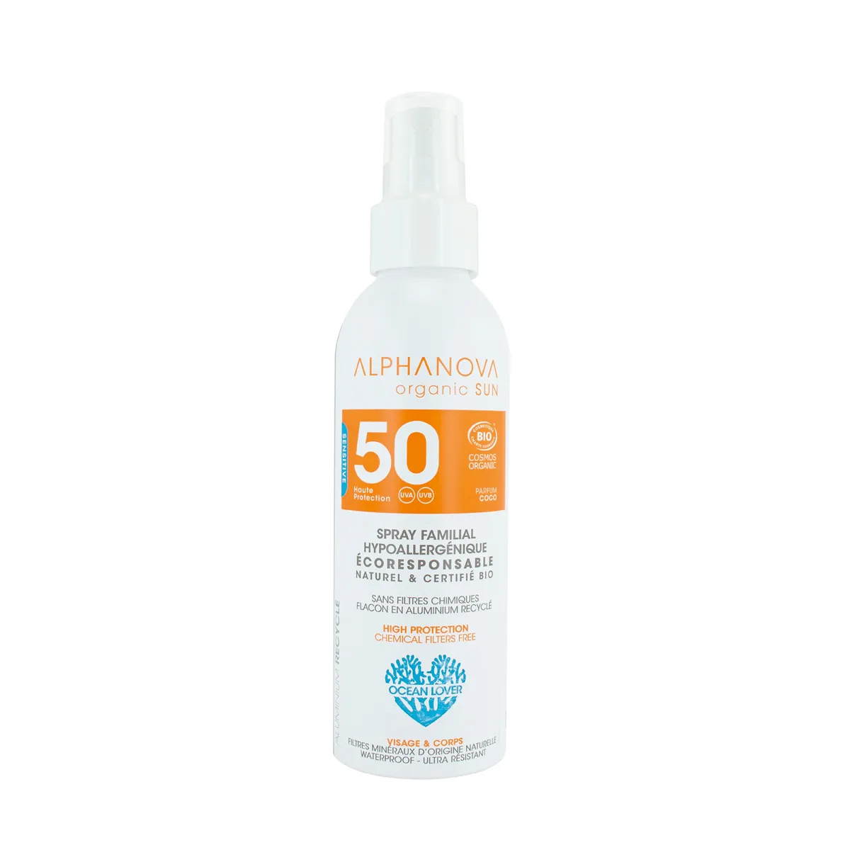 Alphanova Sun päikesekreem SPF50, 150ml