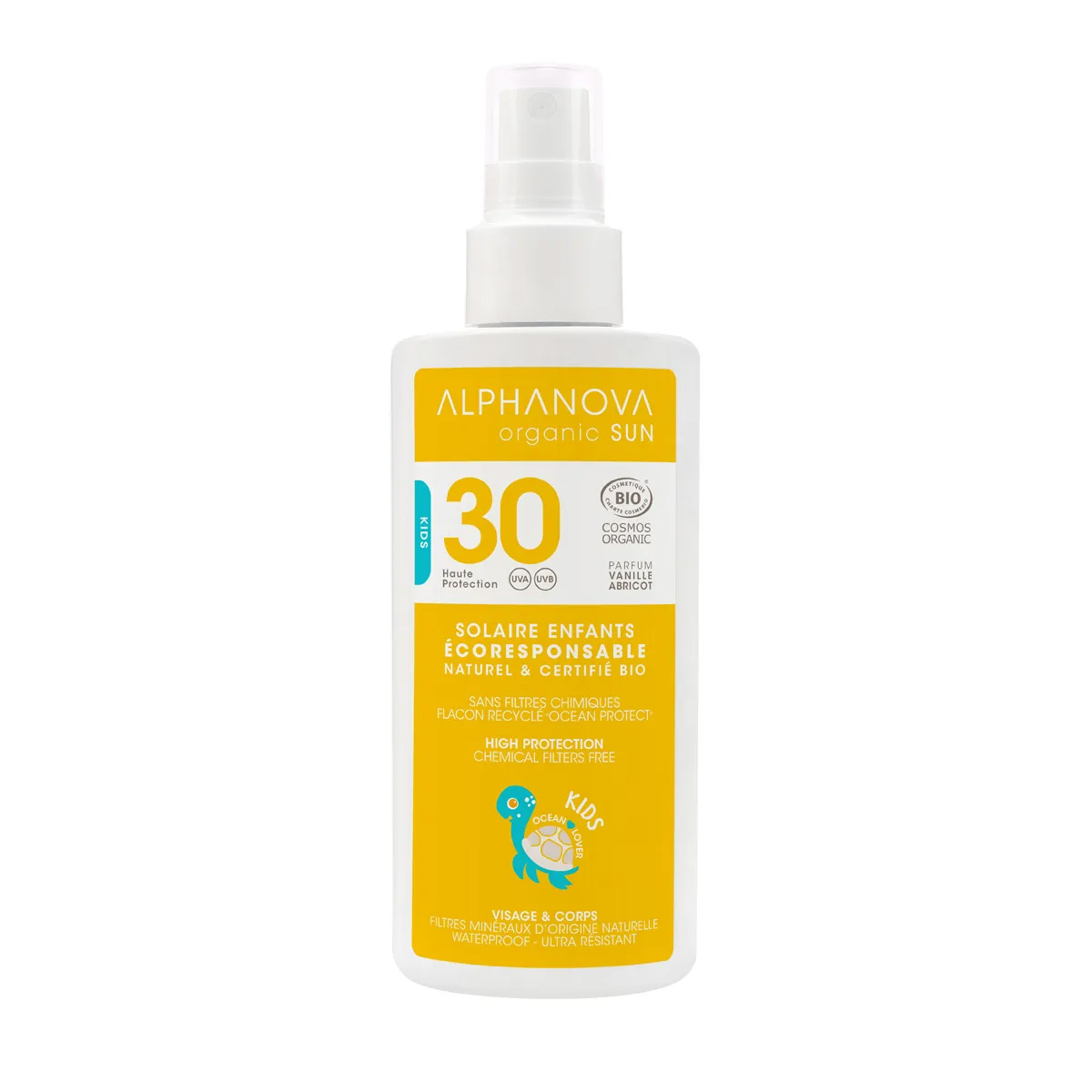 Alphanova Sun veekindel päikesekreem sprei SPF30, 125ml