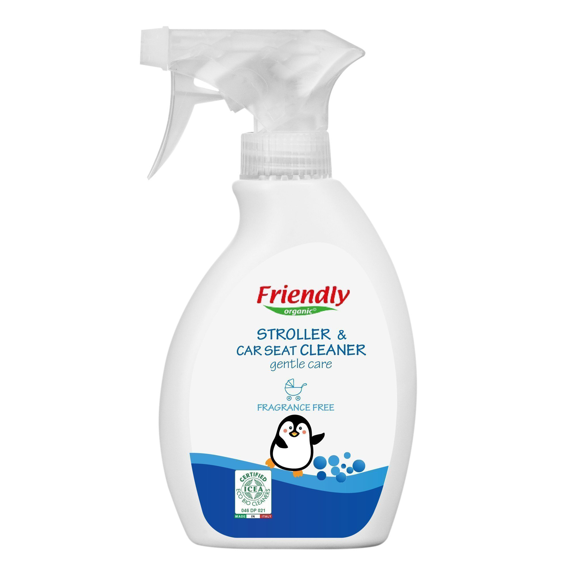 Friendly Organic jalutuskäru, turvatooli puhastusvahend, 250ml