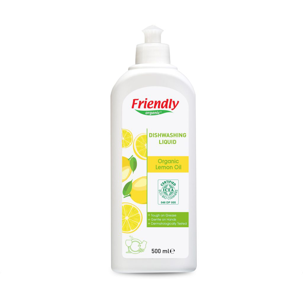 Friendly Organic nõudepesuvahend sidrun, 500ml