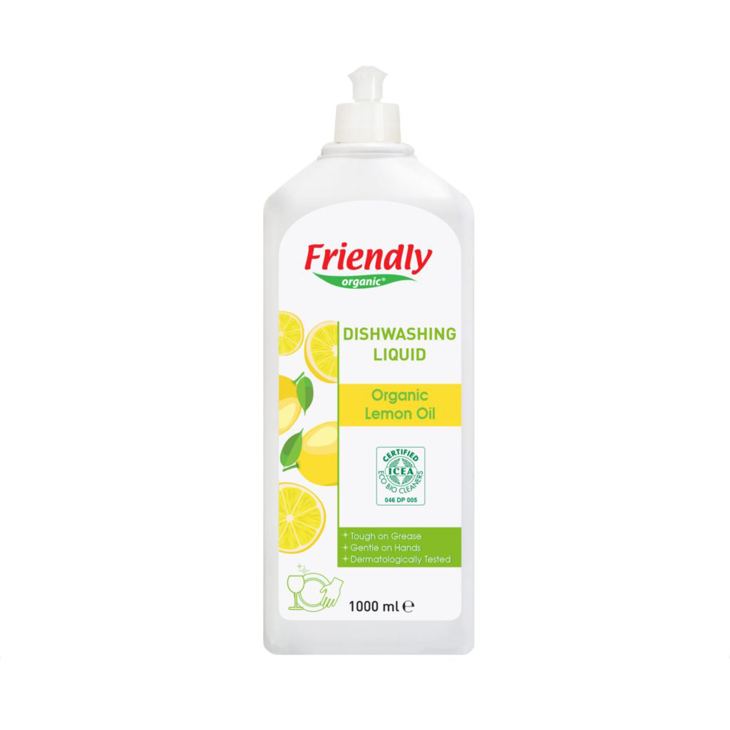 Friendly Organic nõudepesuvahend sidrun, 1L