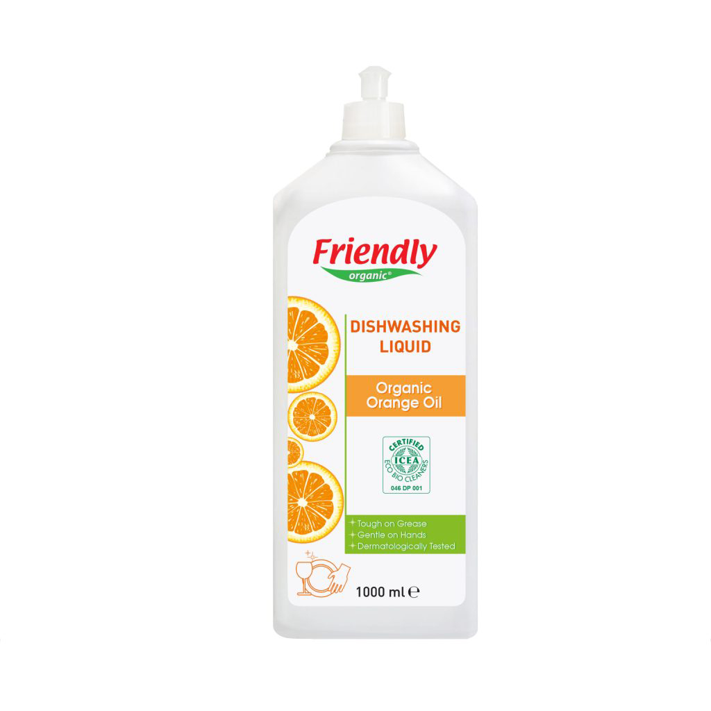 Friendly Organic nõudepesuvahend apelsin, 1L