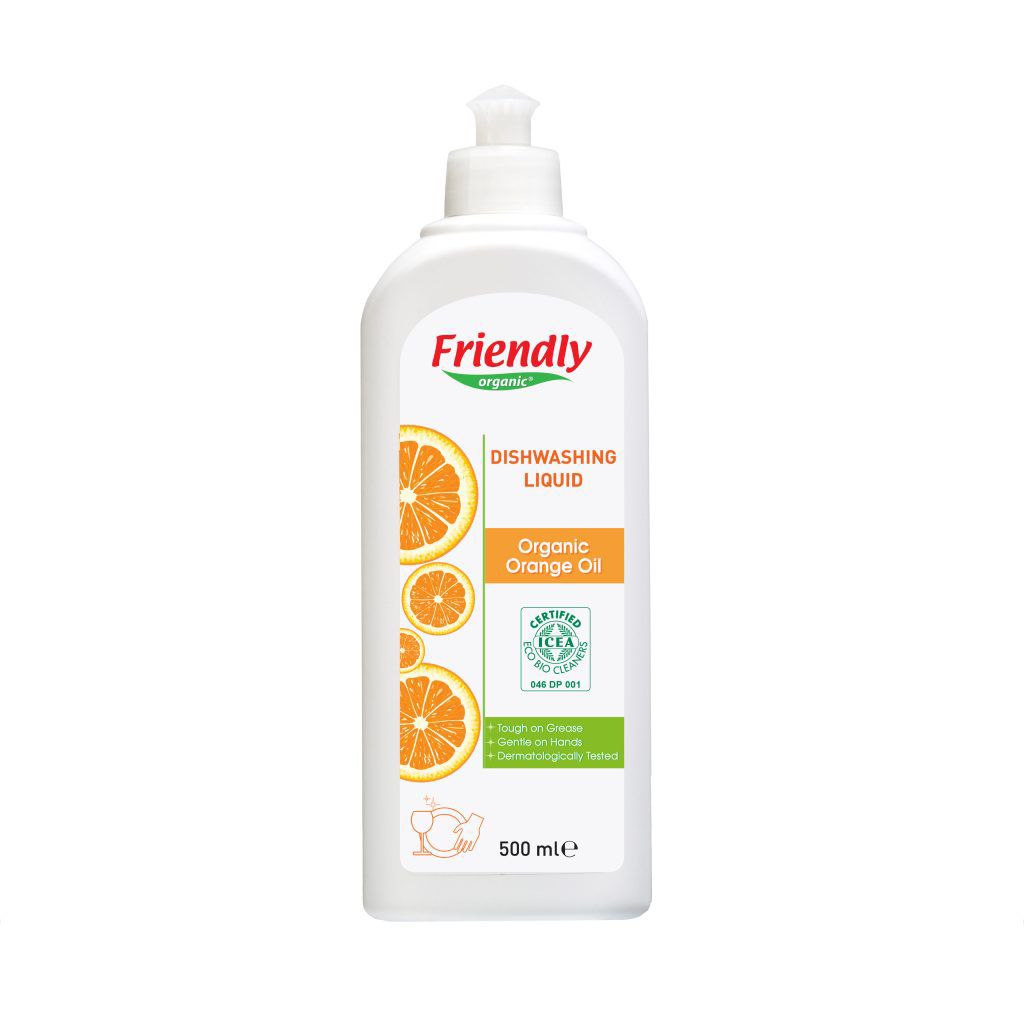 Friendly Organic nõudepesuvahend apelsin, 500ml