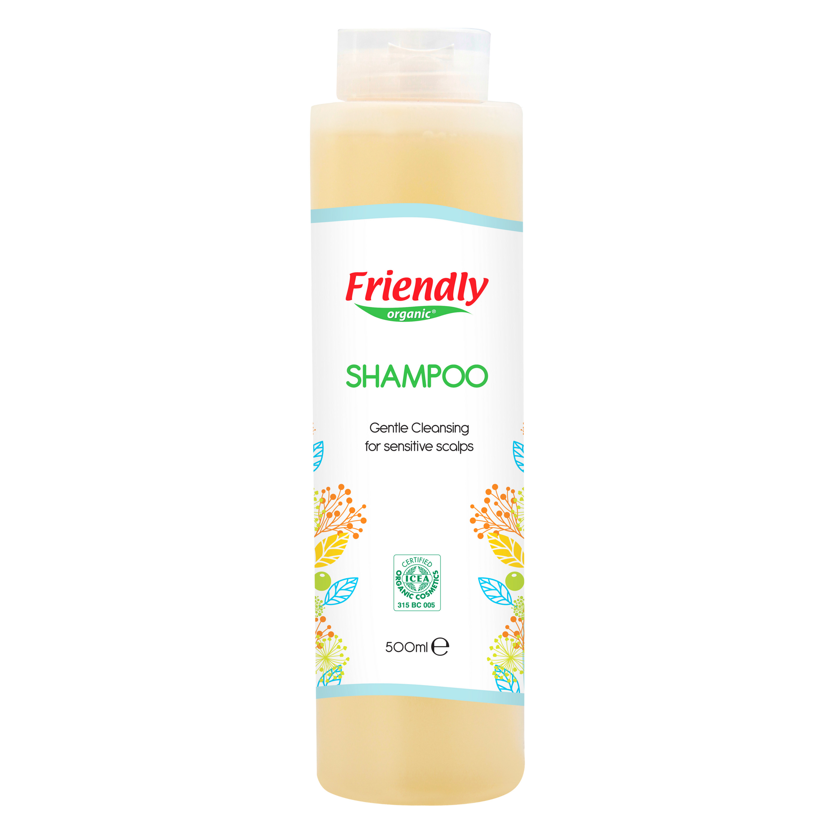 Friendly Organic šampoon tundlikule peanahale, 500 ml
