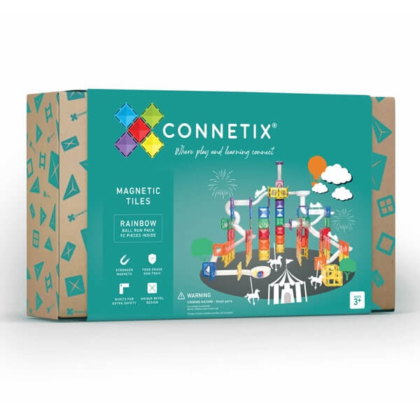 Connetix magnetklotsid Ball Run Pack 92tk