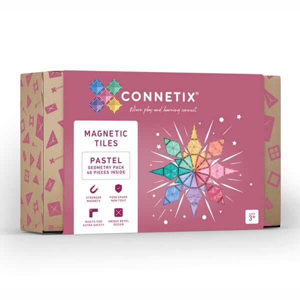 Connetix magnetklotsid Pastel Geometry 40tk