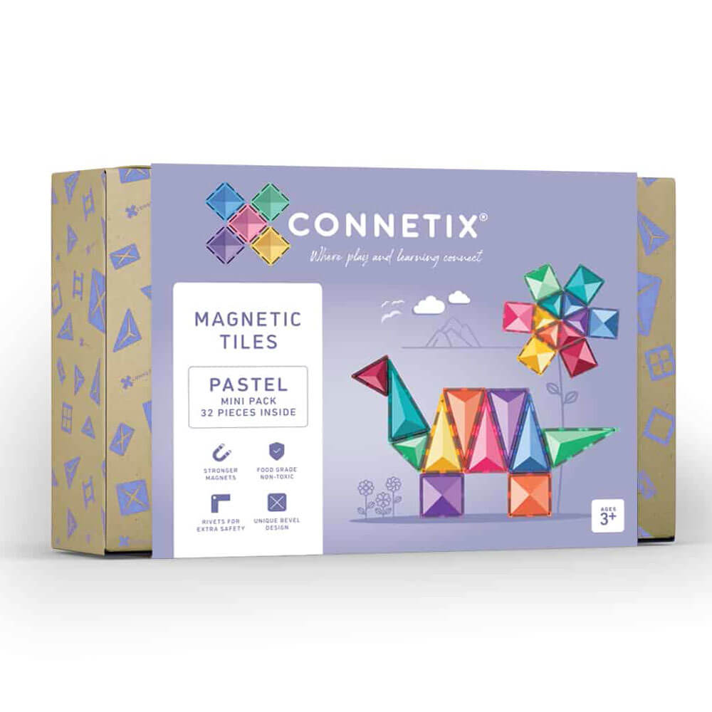 Connetix magnetklotsid Pastel Mini Pack 32tk