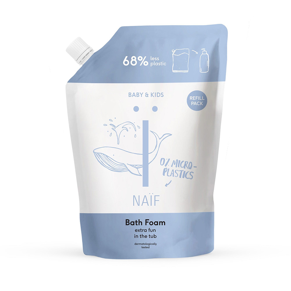 Naïf täitepakend lõõgastav vannivaht puuviljaseemne ekstraktiga, 500ml