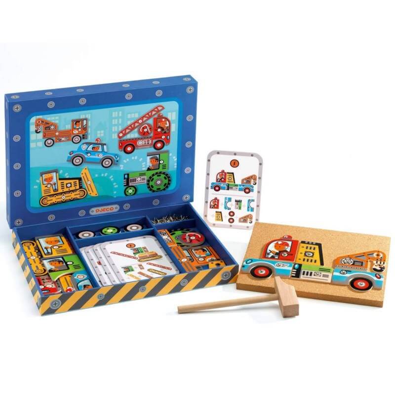 Djeco haamrimäng "Sõidukid"
