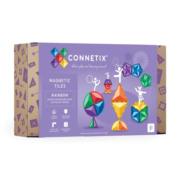 Connetix magnetklotsid Shape Expansion Pack 36tk