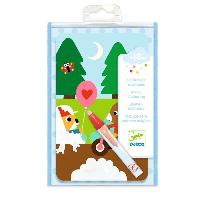 Djeco väike veepliiatsiga värvimiskomplekt “Pargis”