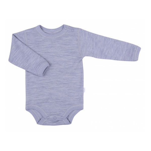 Joha Meriinovill/puuvill bodi BASIC Grey