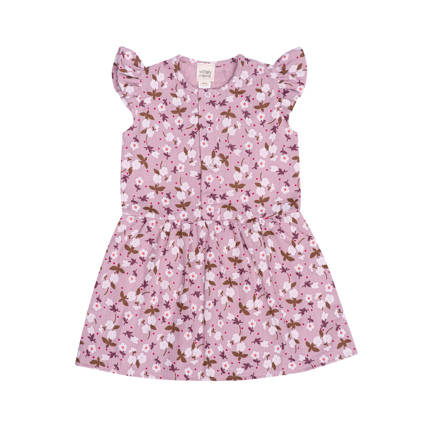 Wooly Organic musliinist kleit tiivakestega