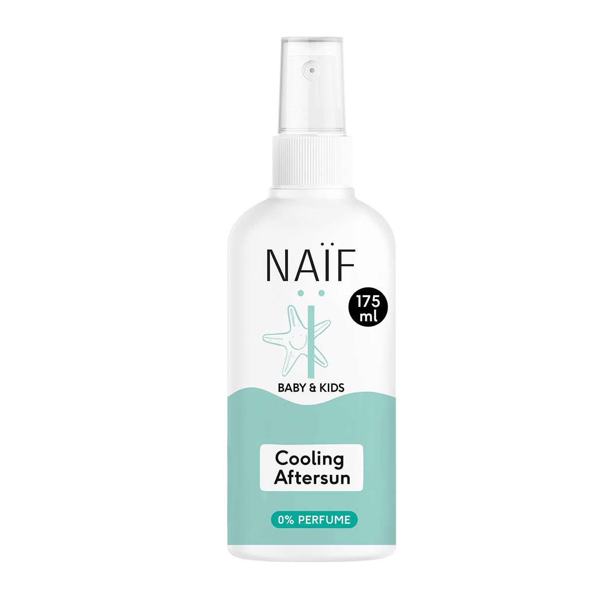Naïf Cooling Aftersun Spray 0% perfume for Baby Kids 175ml