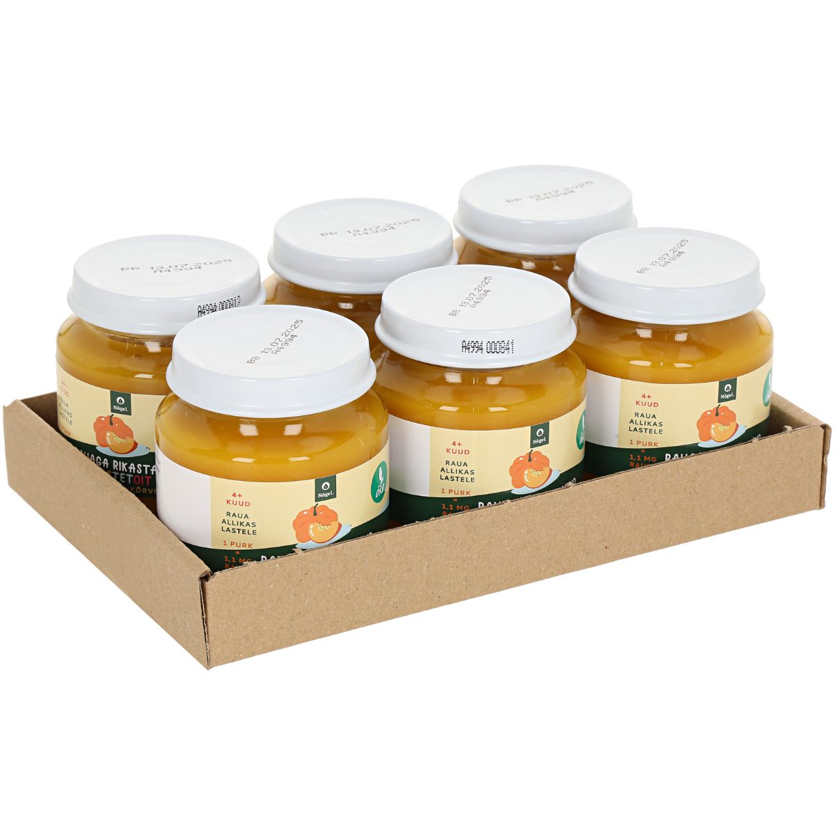 Nõgel 6 PAKK: Mahe raudne kõrvits, 120 g x 6