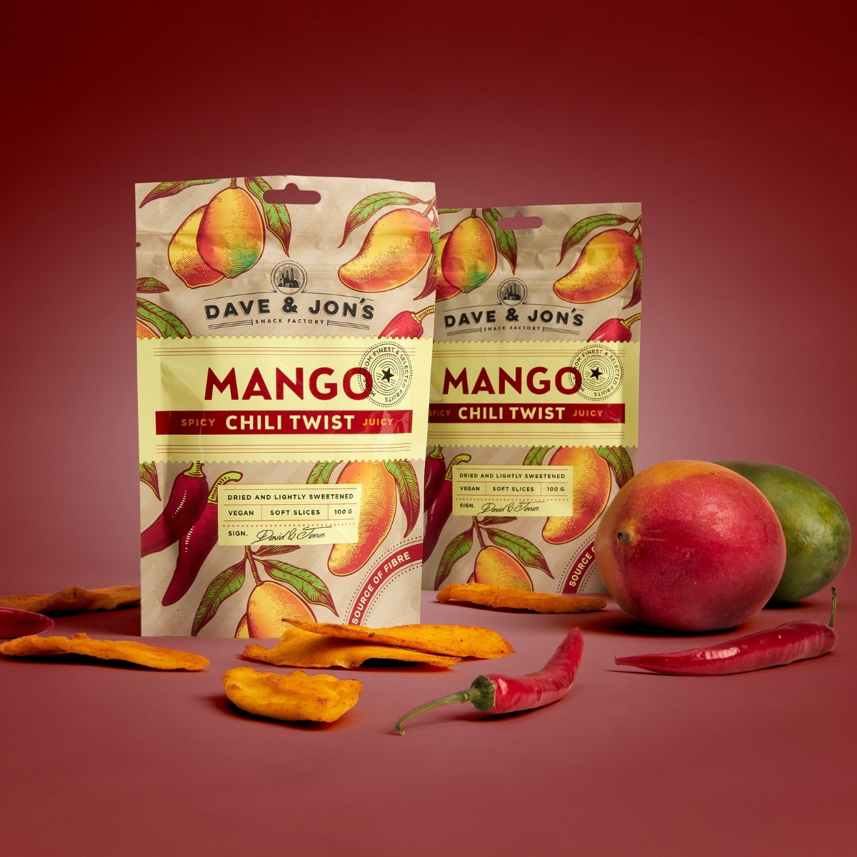 Dave & Jon´s Mango Chili Twist 100g