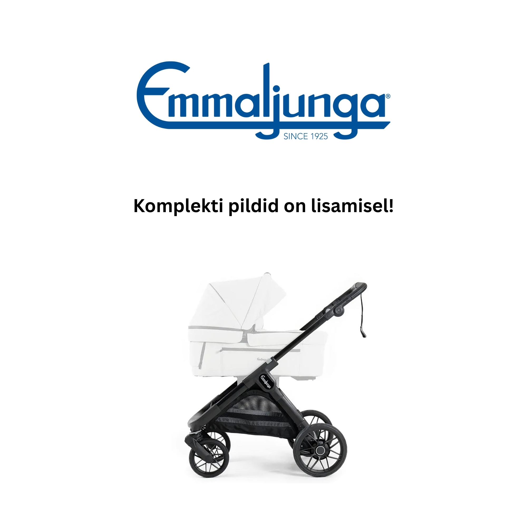 Emmaljunga Erikomplekt Sento Max Urban White Leatherette vankrikomplekt