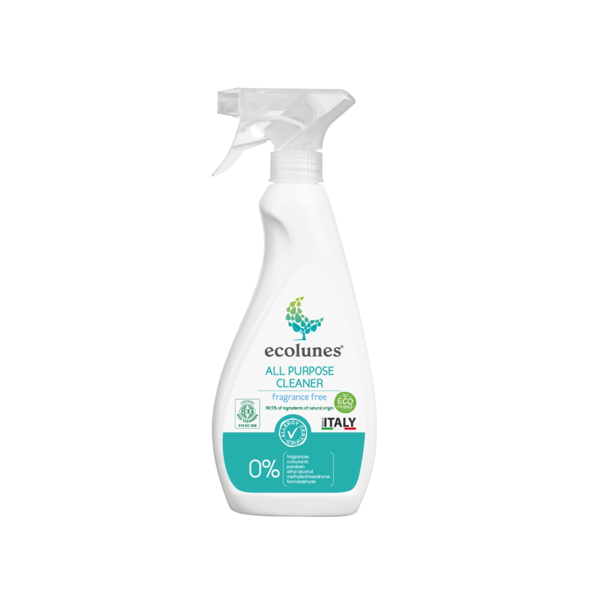 Ecolunes Friendly Organic mitmeotstarbeline puhastusvahend pestavatele pindadele, 500 ml