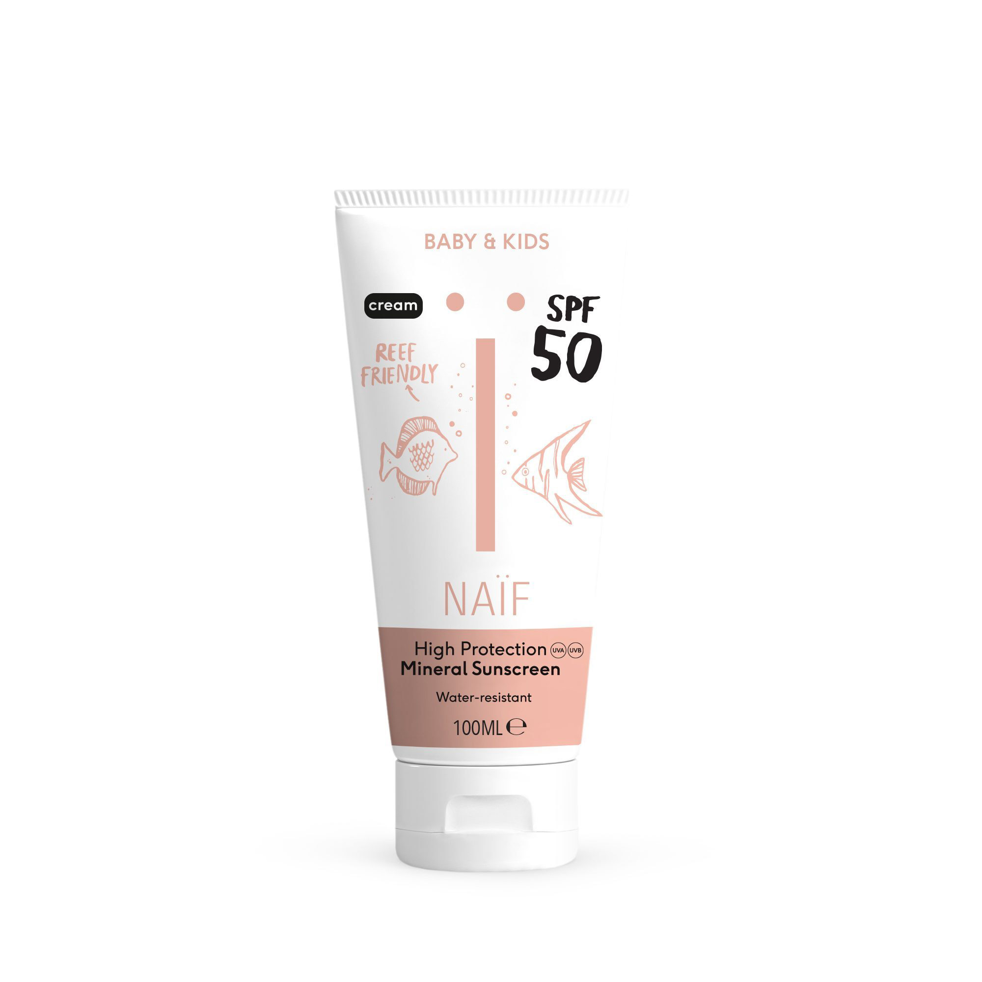 Naïf päikesekreem beebidele ja lastele SPF50 100ml
