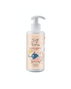 Zuze & Friends šampūnas ir dušo želė vaikams su alavijo ekstraktais ir pantenoliu 250ml