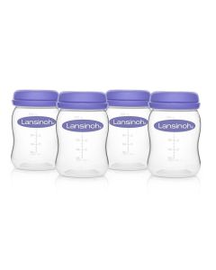 Lansinoh Pack of 4 Breastmilk Storage Bottles 160 ml (4pcs)