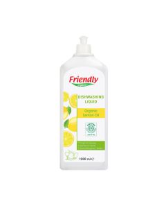 Friendly Organic Dishwashing Liquid Lemon, 1L