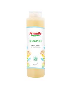 Friendly Organic Shampoo for Sensitive Scalp, 500ml