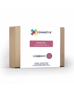 Connetix magnetinės kaladėlės Pastel Replacement Ball Pack 16 vnt.