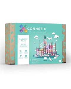 Connetix magnetinės kaladėlės Pastel Ball Run Expansion Pack 106 vnt.