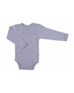 Joha Merino wool bodysuit BASIC grey