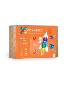 Connetix magnetklotsid Rainbow Square Pack 42tk