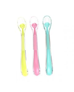BabyOno baby silicone spoon BABY’S SMILE