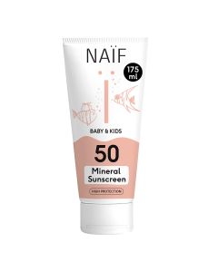 Naïf mineraalne päikesekreem beebidele ja lastele SPF50 175ml