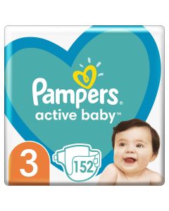 Pampers mähkmed Active Baby suurus 3, 6-10 kg 152tk