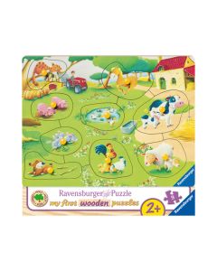 Ravensburger Wooden Puzzle Farm 9 pcs