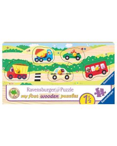 Ravensburger Wooden Puzzle Cars 5 pcs